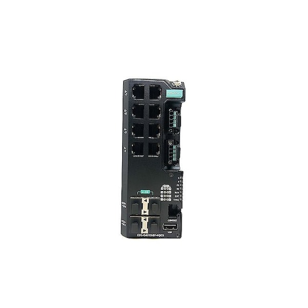 Moxa Managed Full Gigabit Ethernet switch with 8 10/100/1000BaseTX ports with EDS-G4012-8P-4QGS-LVB-T - main